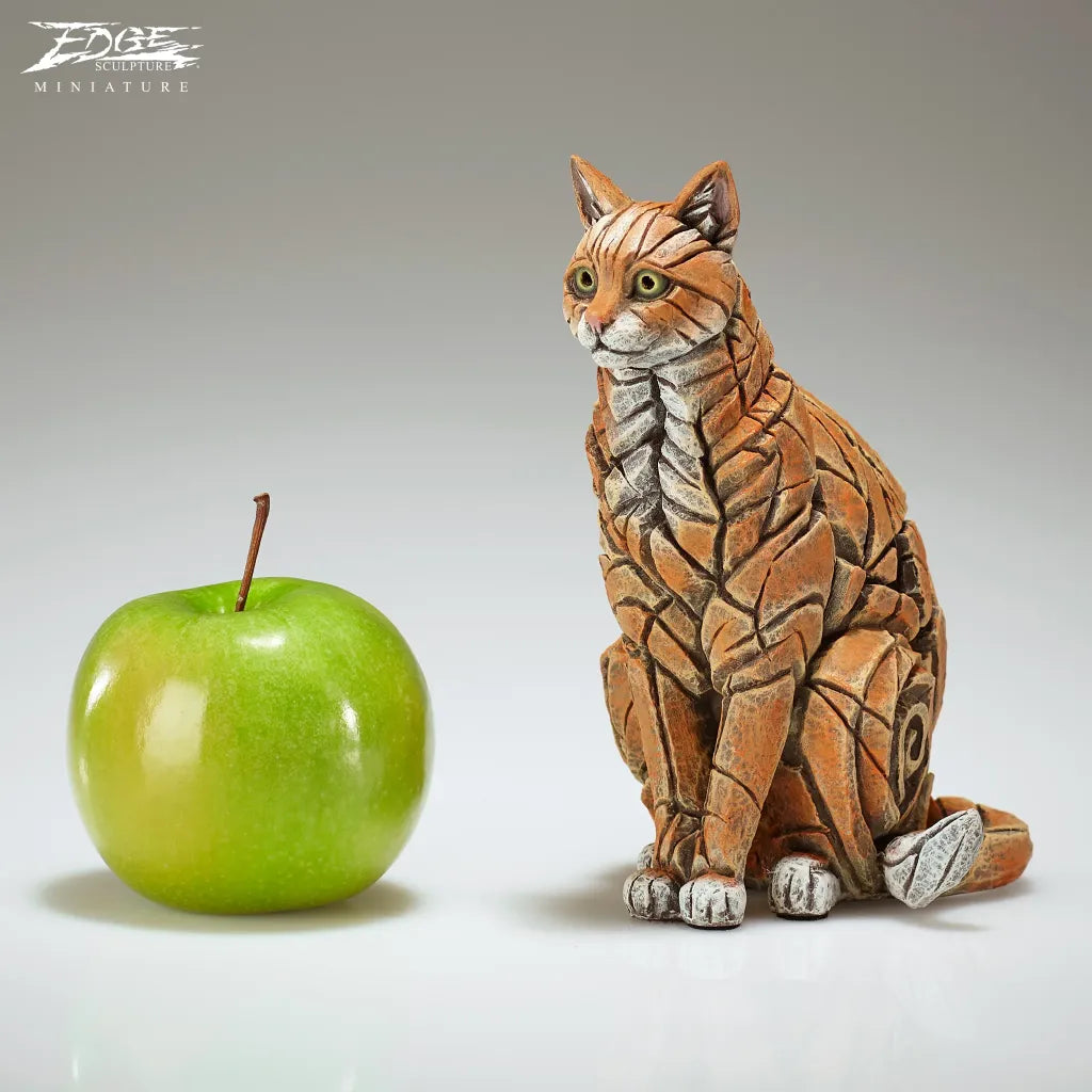 Miniature Sitting Cat (Ginger)