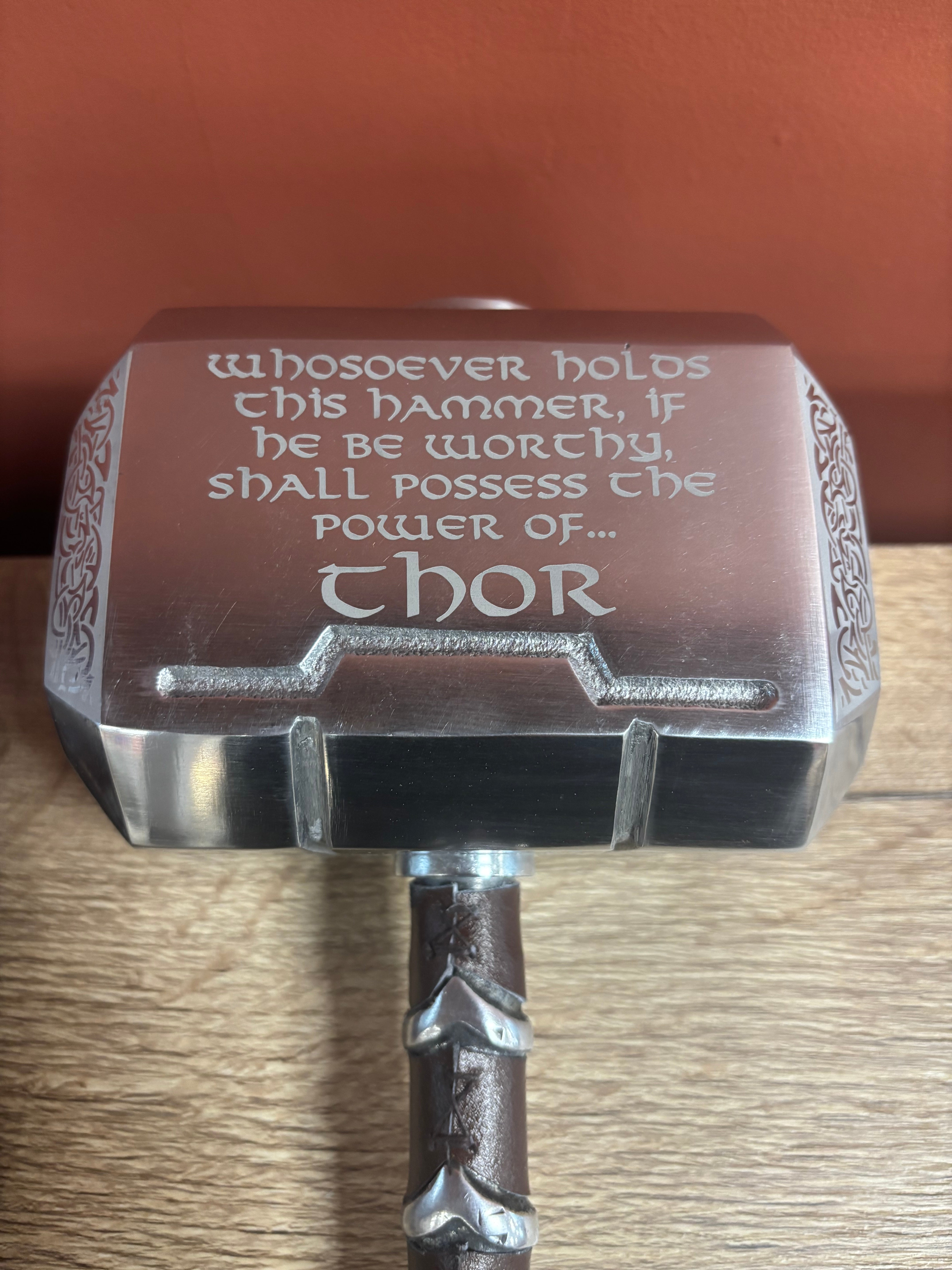 Thor Mjolnir Hammer wiith Base 12 Inch