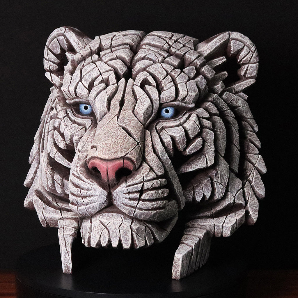 White Tiger Bust