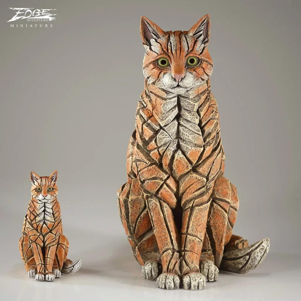 Miniature Sitting Cat (Ginger)