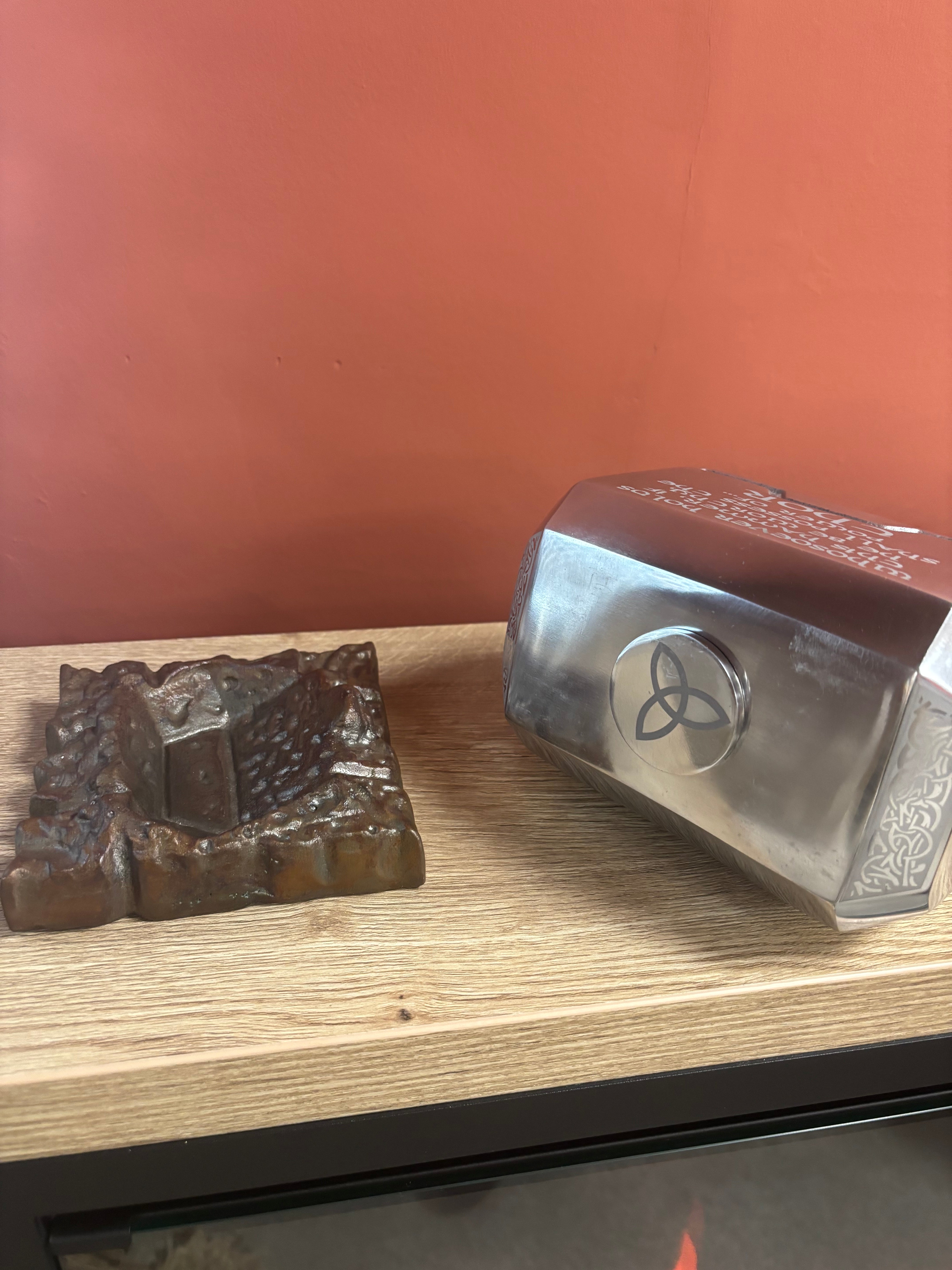 Thor Mjolnir Hammer with Base 16 Inch