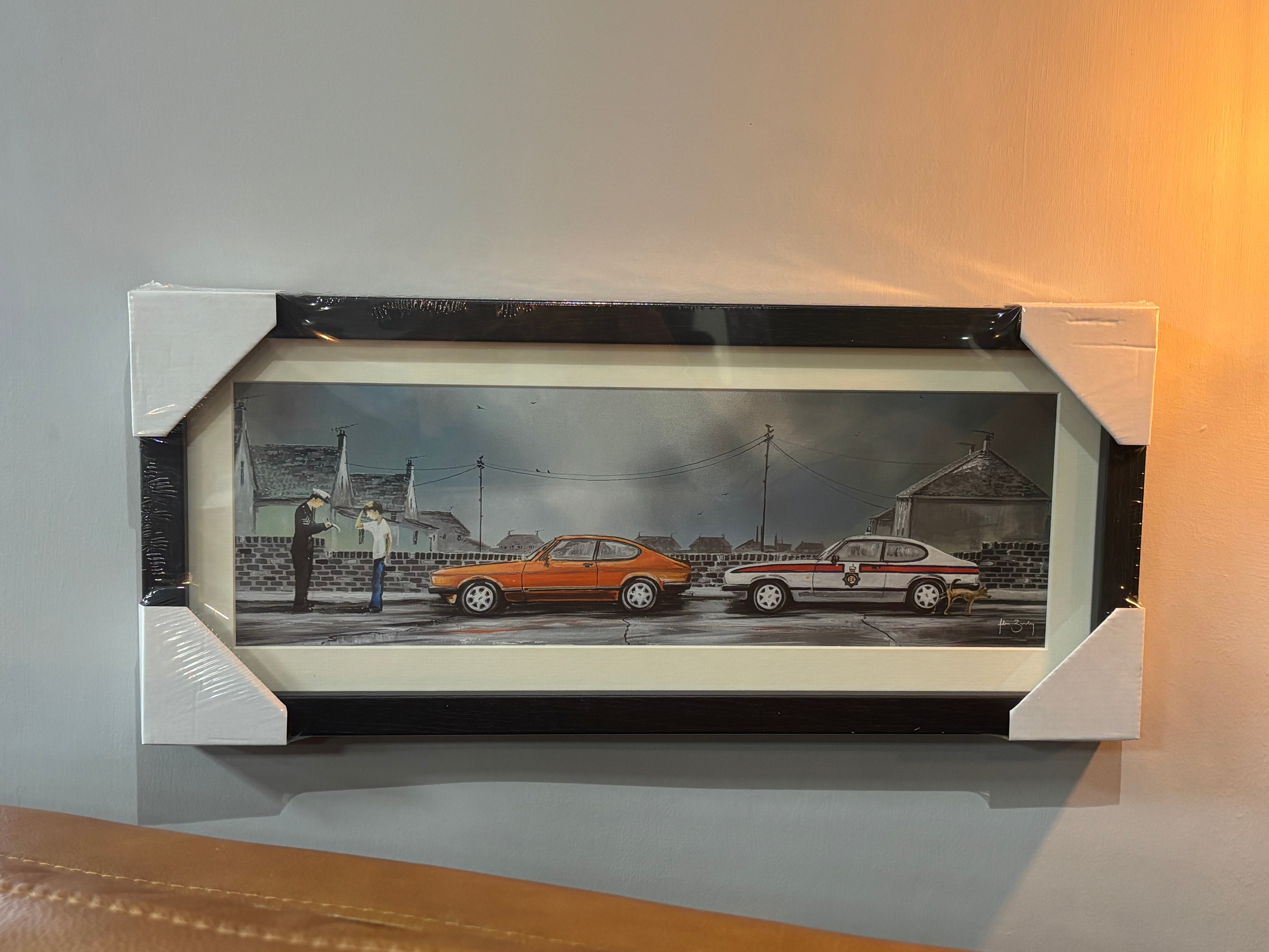 Meeting his Match (53.5 x 23.5)