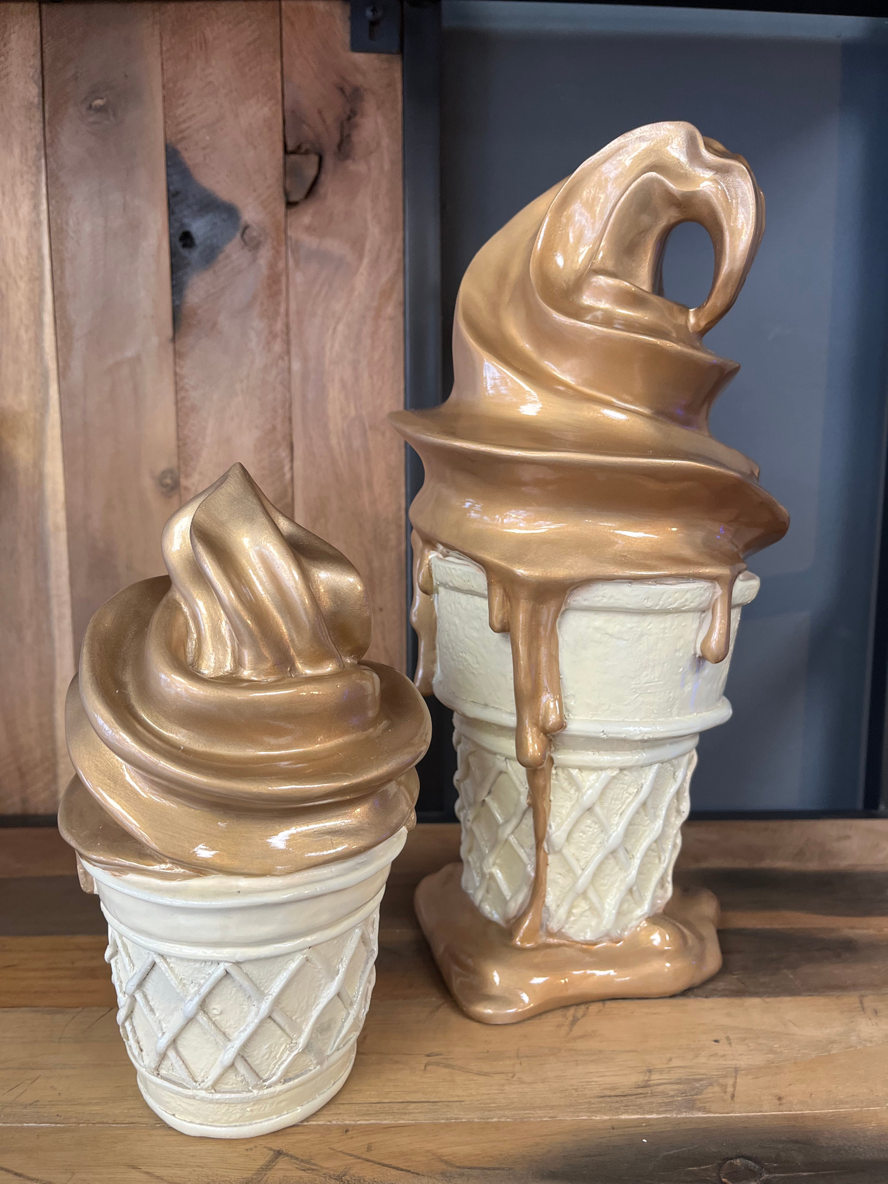 Ice Cream Cone Sculpture chocolate small