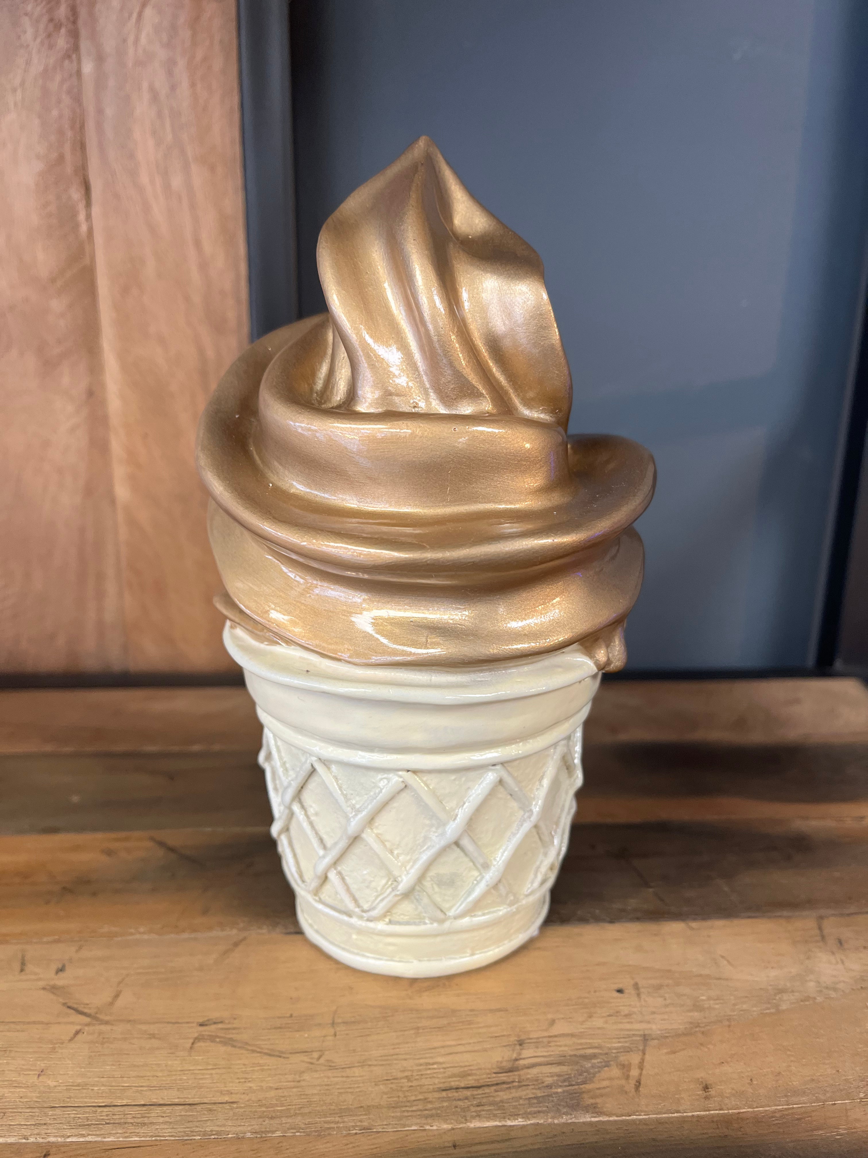 Ice Cream Cone Sculpture chocolate small