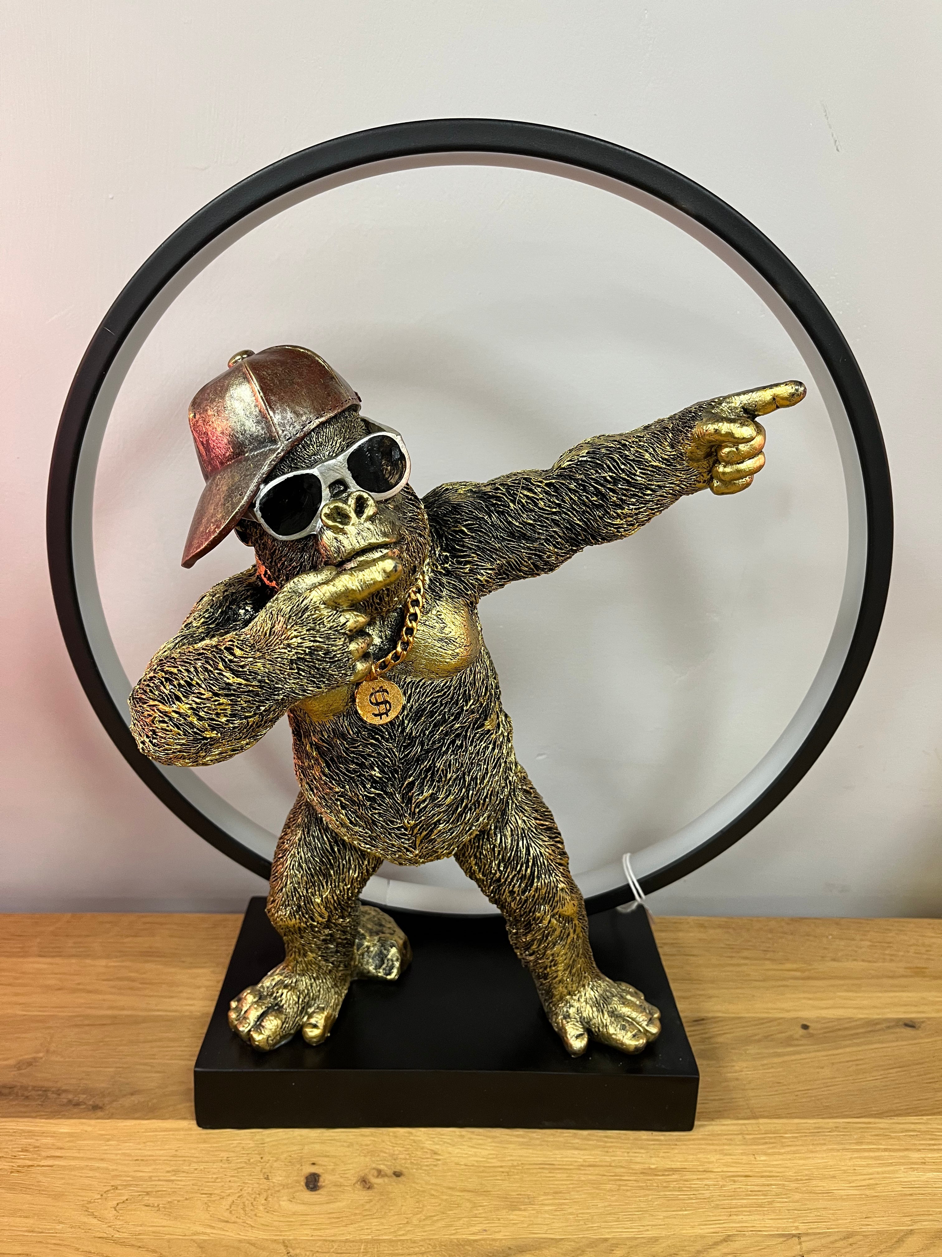 LED Gorilla Lamp 38cm