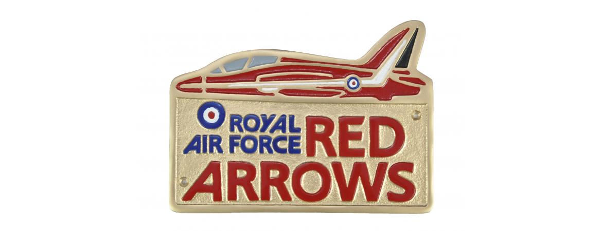 Red Arrows RAF Plaque