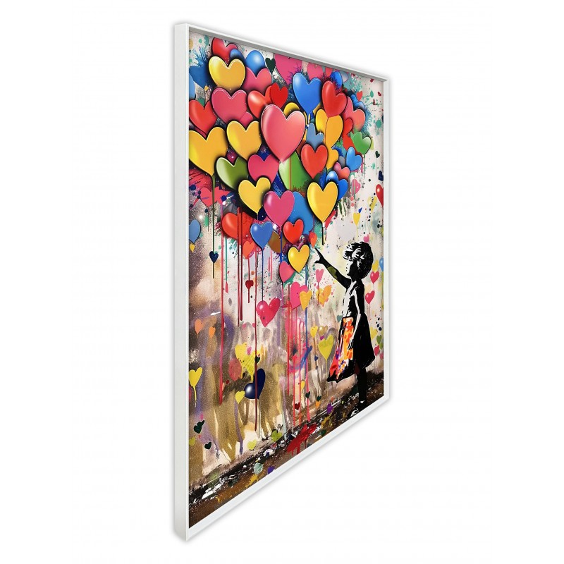 Girl Holding Balloons