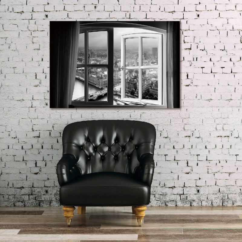 Glass Wall Art - WINDOW INTO LONDON