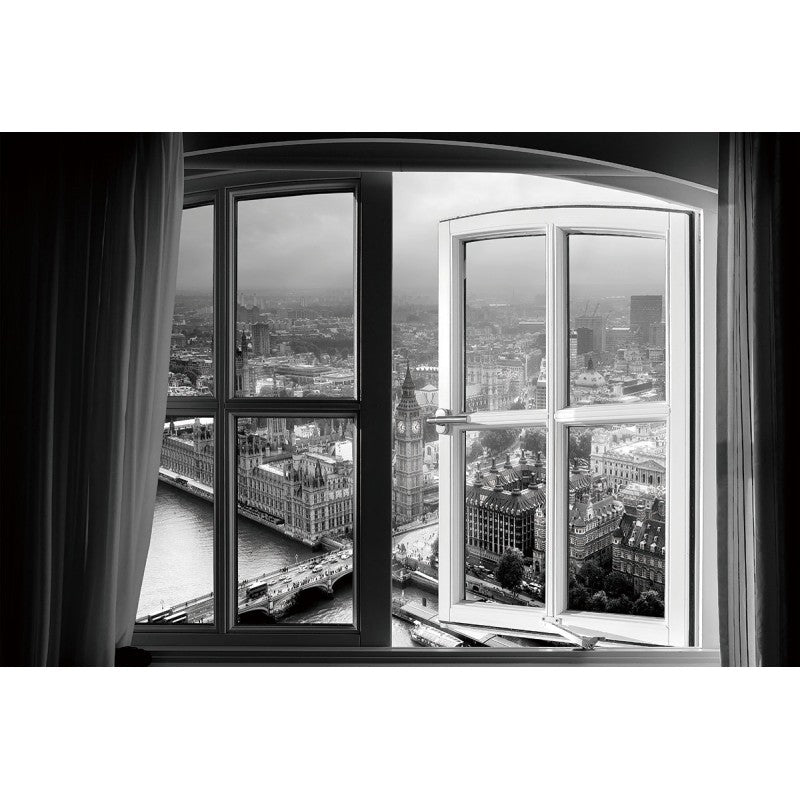 Glass Wall Art - WINDOW INTO LONDON