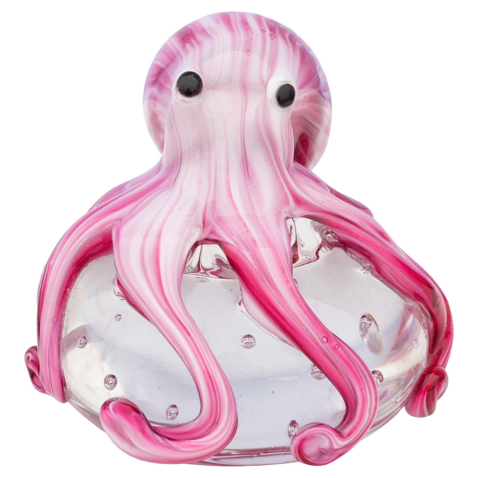 Glass Pink Octopus