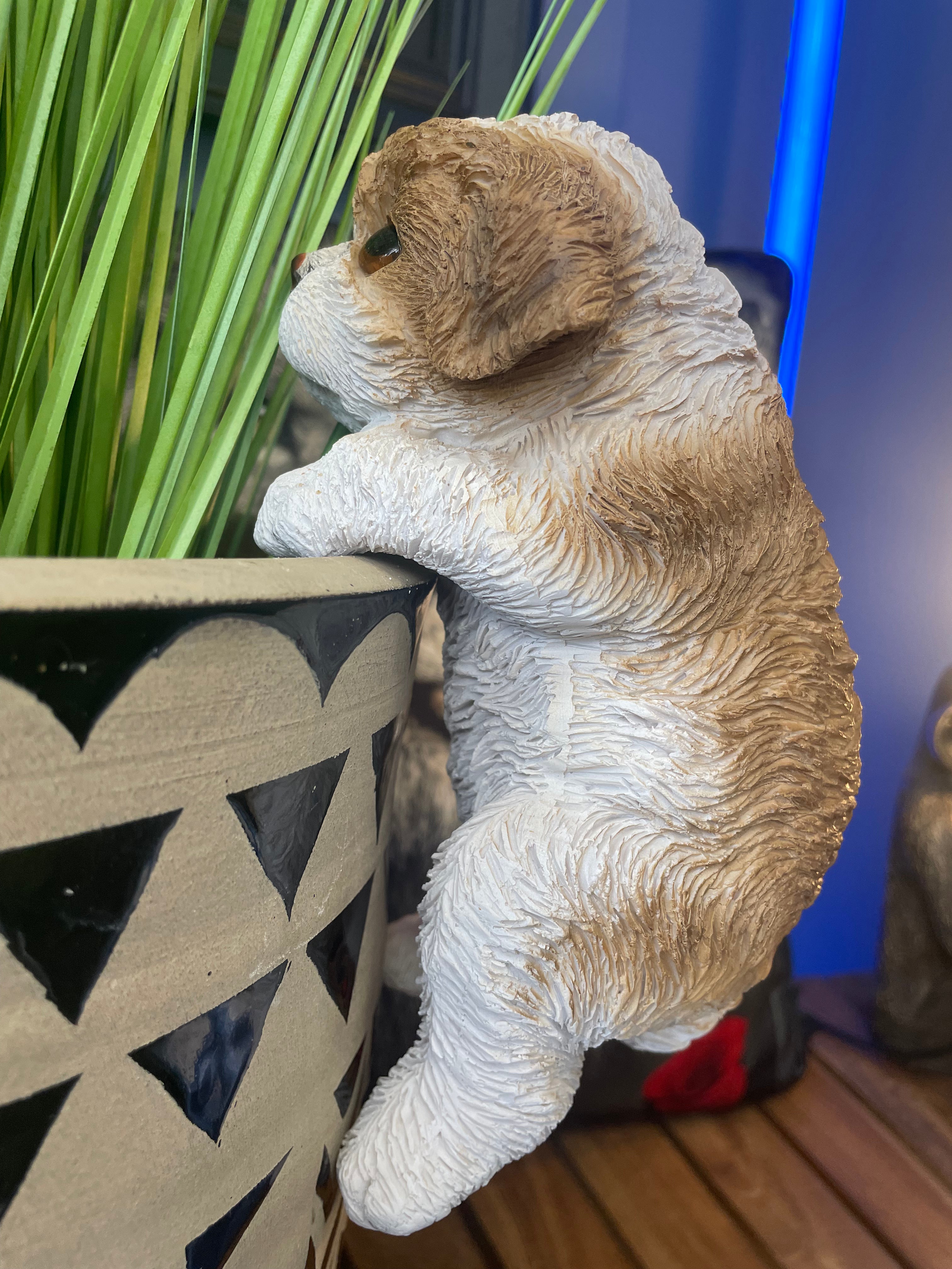 Large Fluffy dog pot Hanger