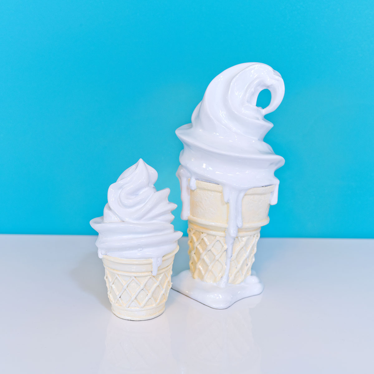 Ice Cream Cone Sculpture Large vanilla