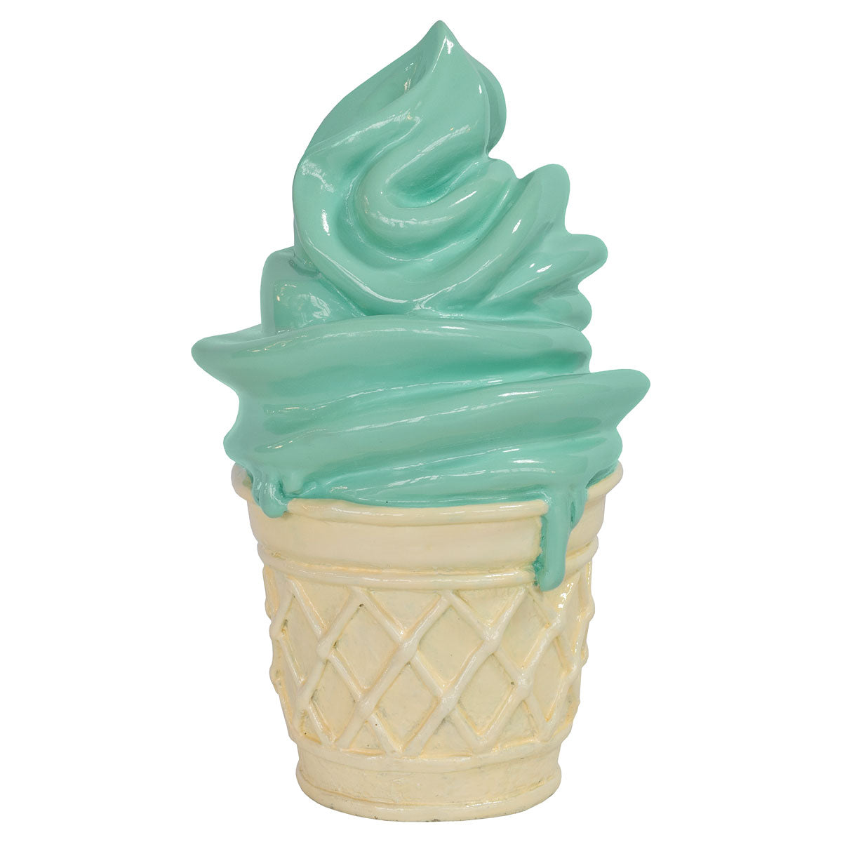 Ice Cream Cone Sculpture small mint