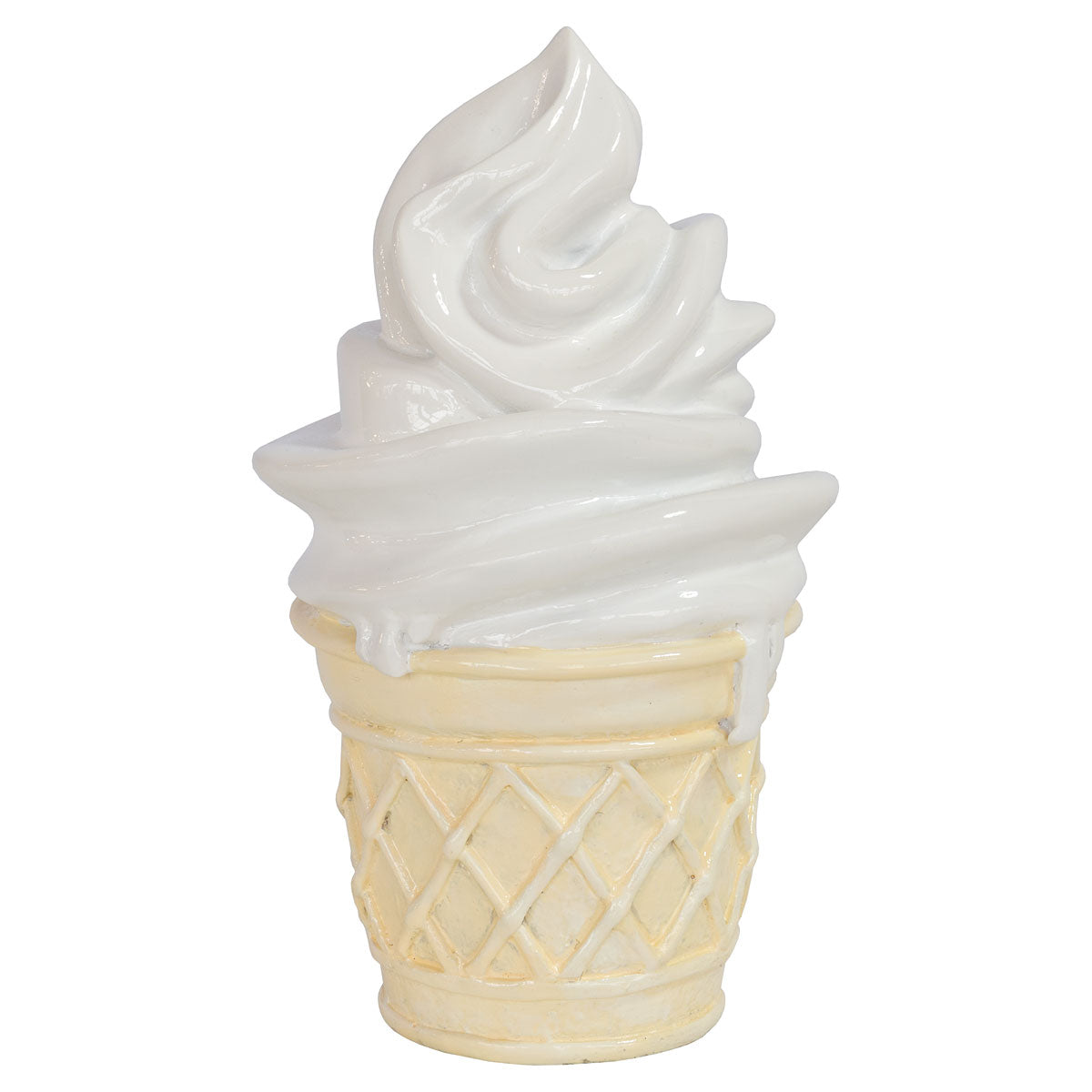 Ice Cream Cone Sculpture small vanilla