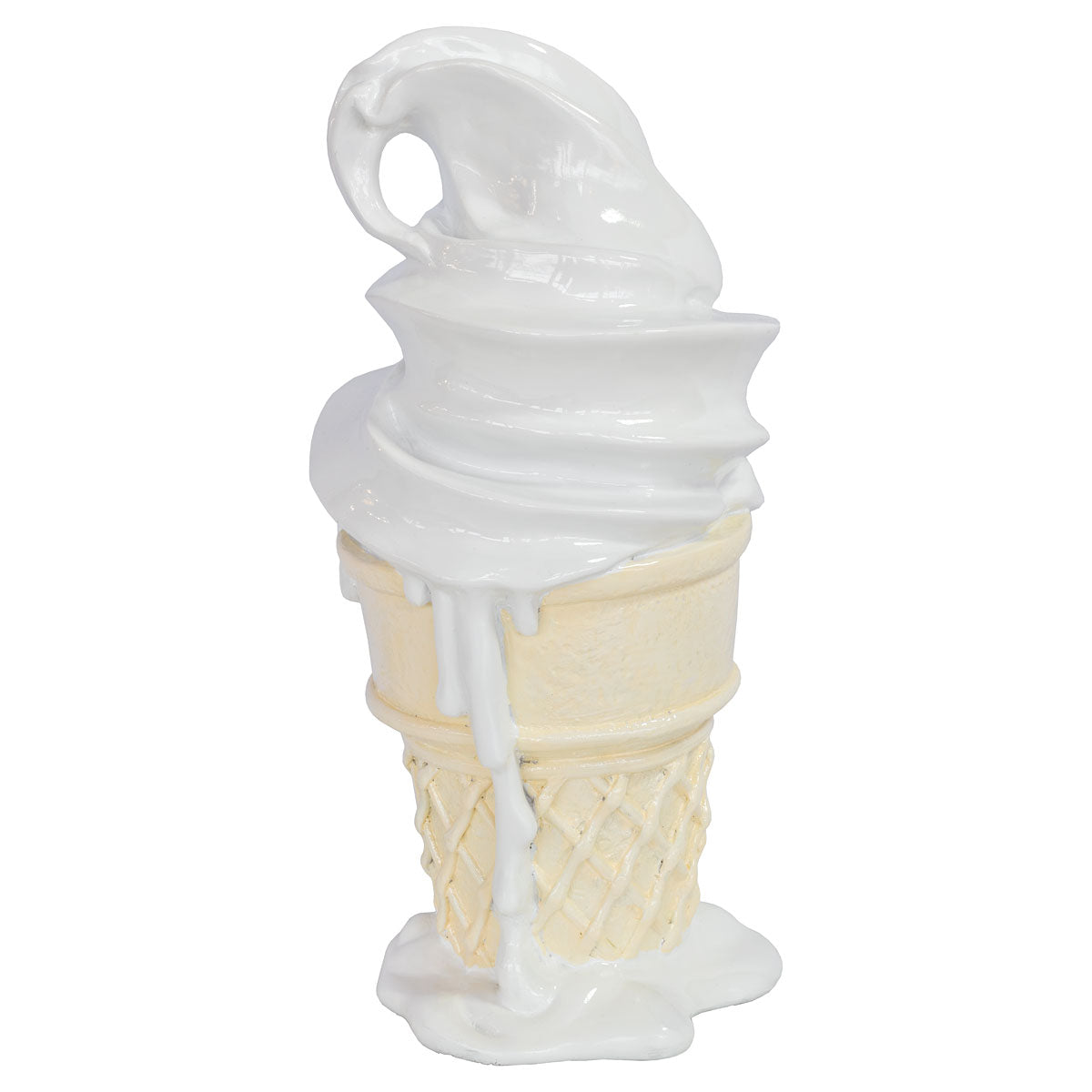 Ice Cream Cone Sculpture Large vanilla