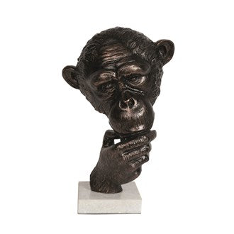 Thinking Monkey Sculpture