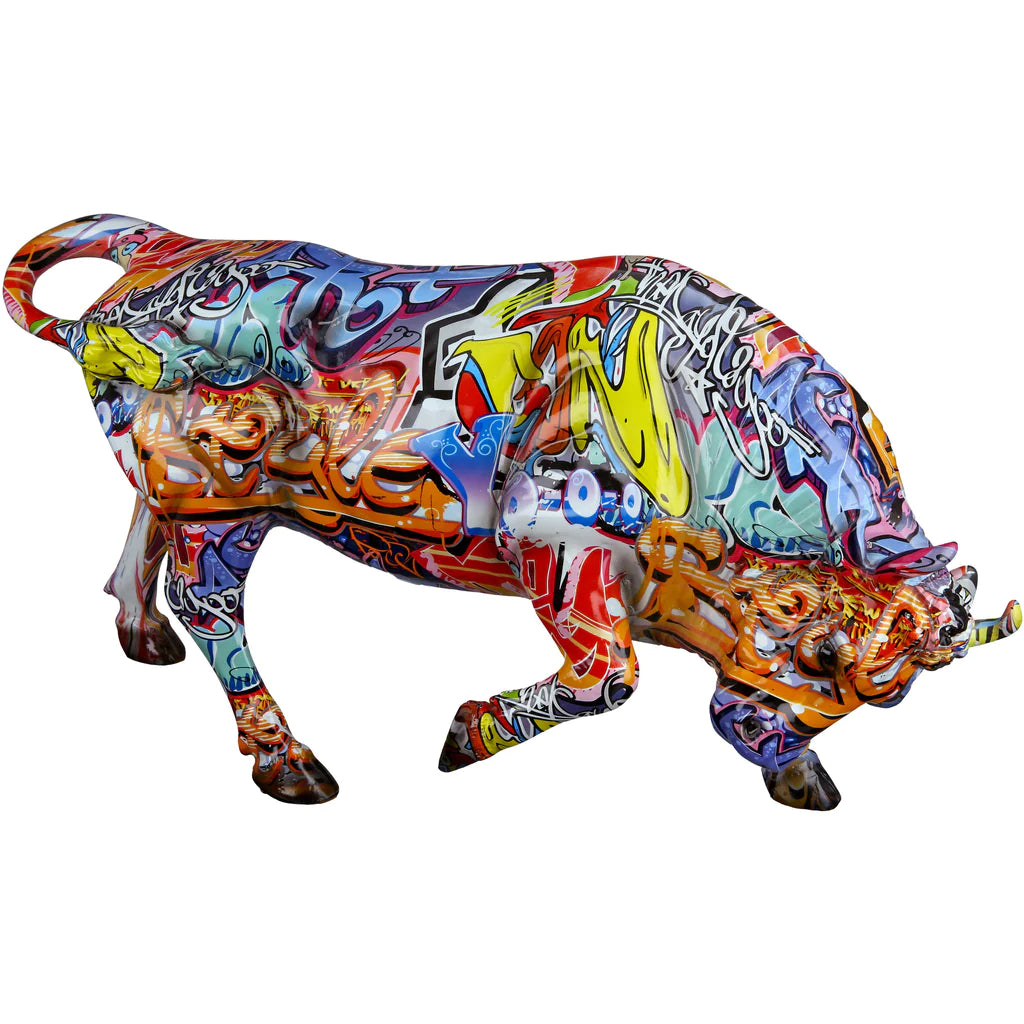 Street art Bull