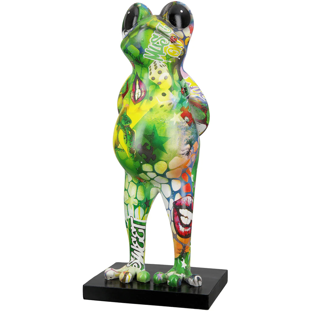 Street Art Standing frog