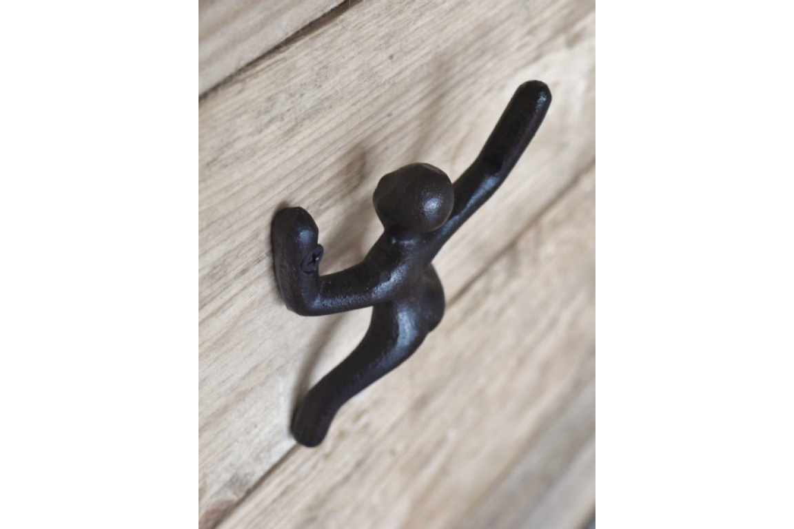 Cast Iron Investment - Right Hand Up Climber Hook