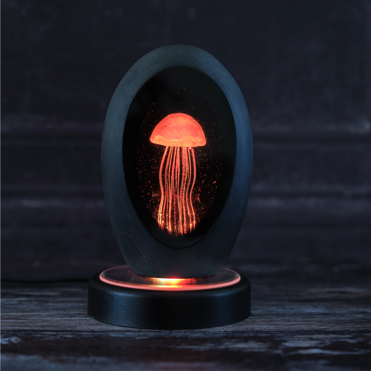 COLOUR CHANGING JELLYFISH WITH LED/USB BASE