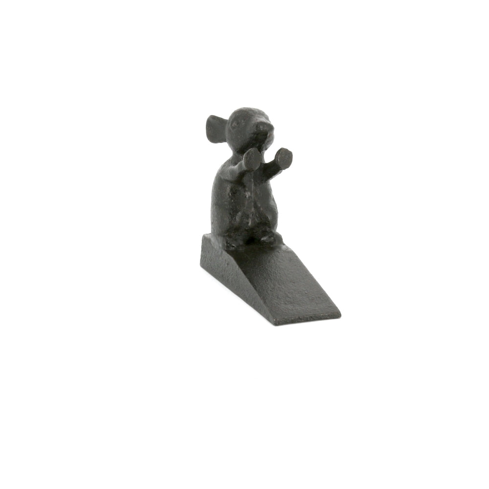 Cast Iron Investment - Standing Mouse Doorstop