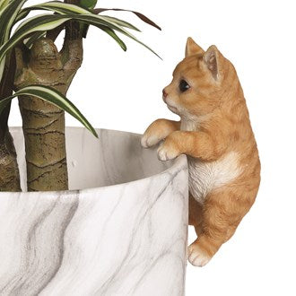Ginger cat pot Hanger