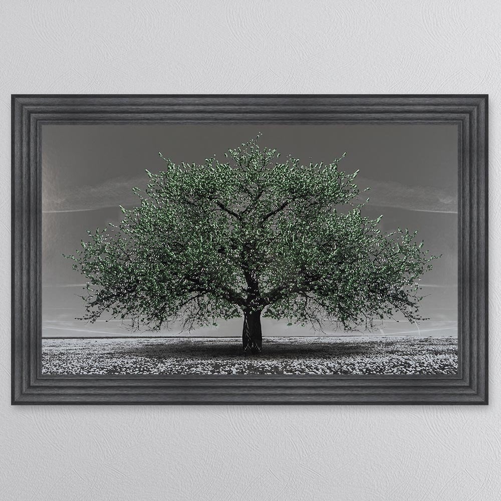 EMERALD CHERRY TREE FRAMED WALL ART