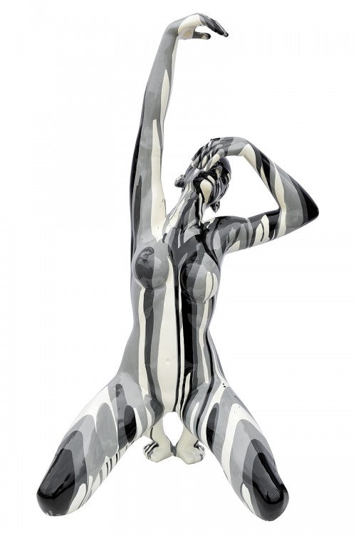 Black and White Lady Sculpture - Large
