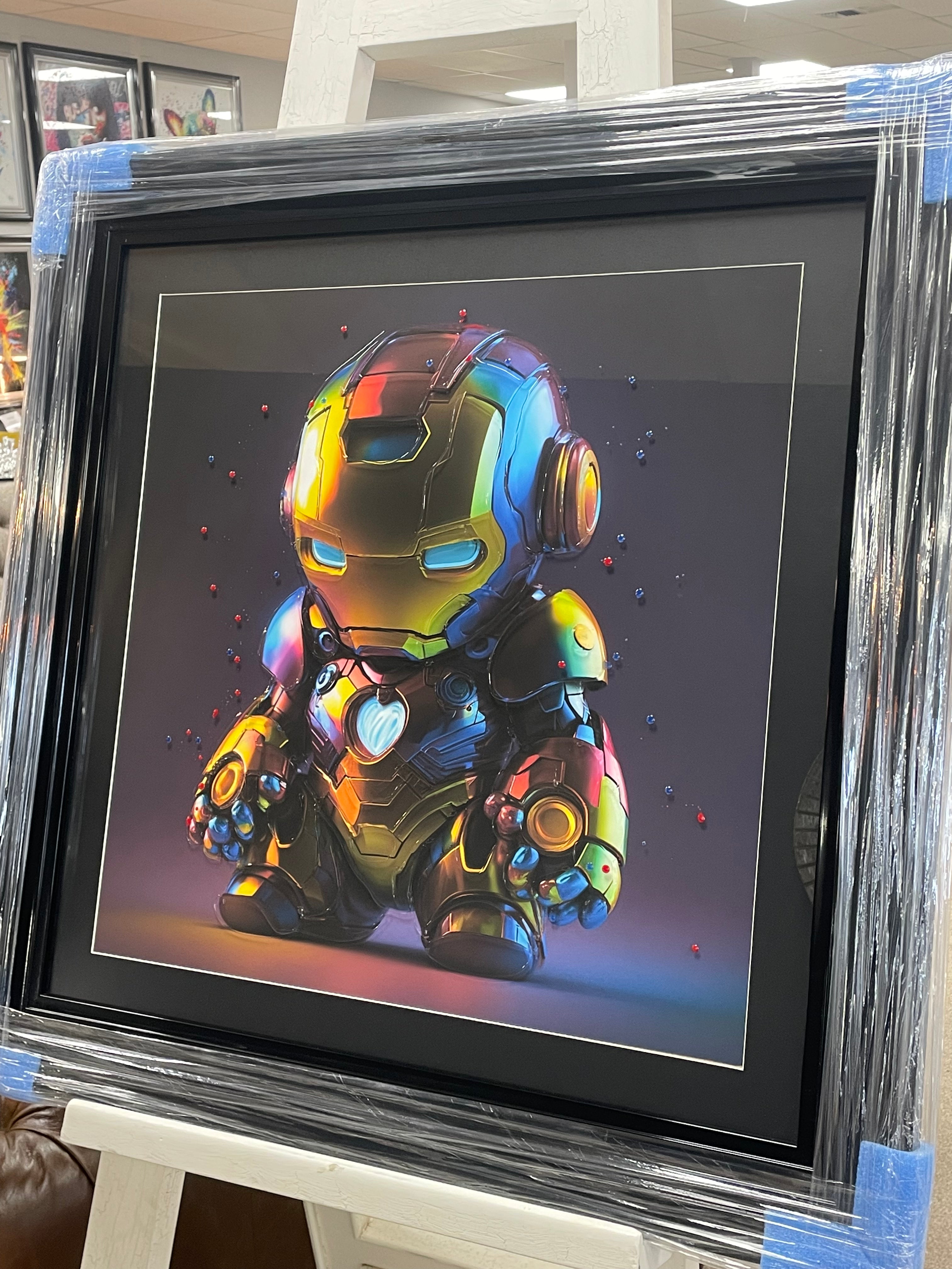 Miniature Rainbow Ironman Liquid Art