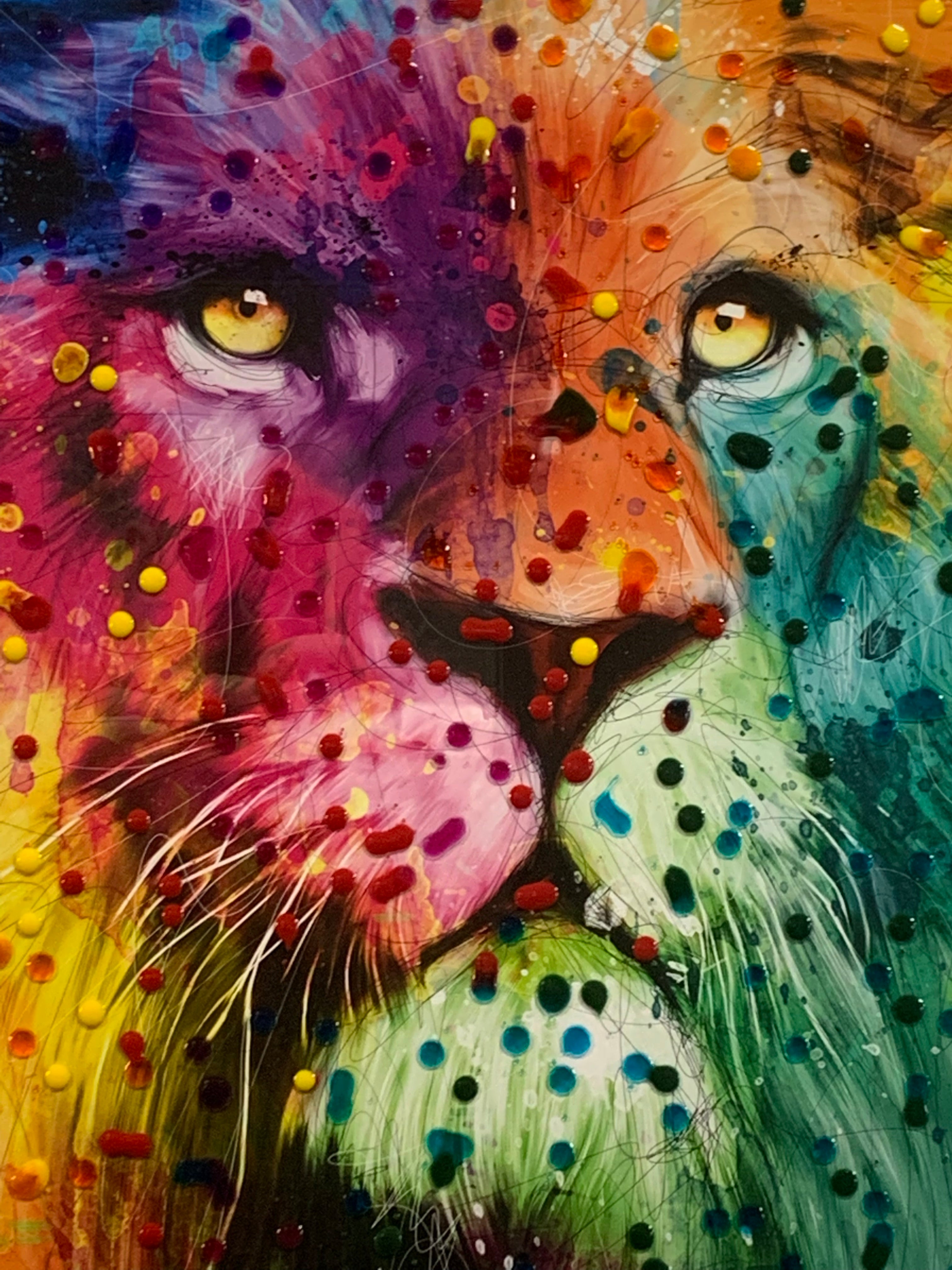 Liquid art Lion