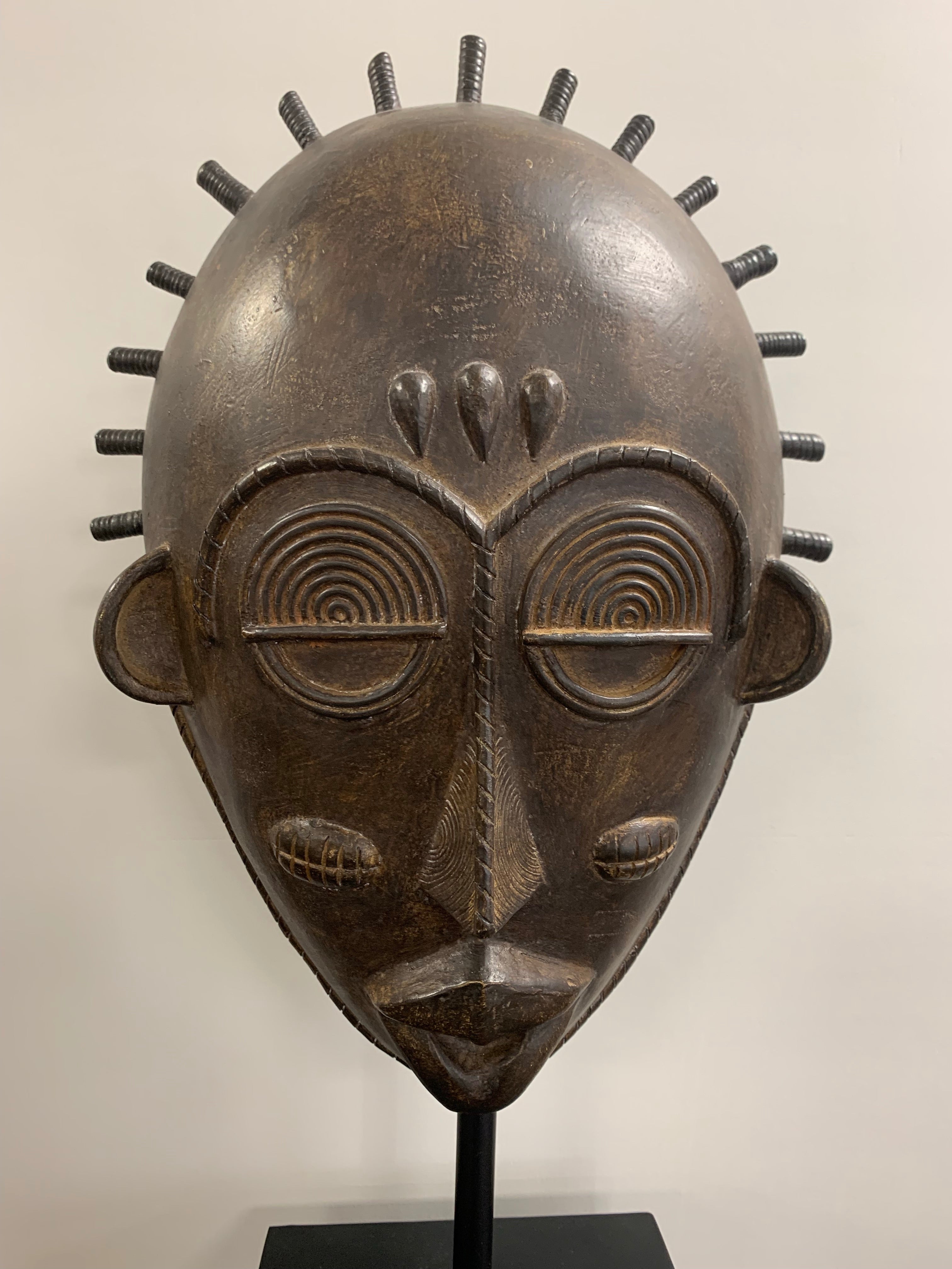 Antique Brown Resin Mask