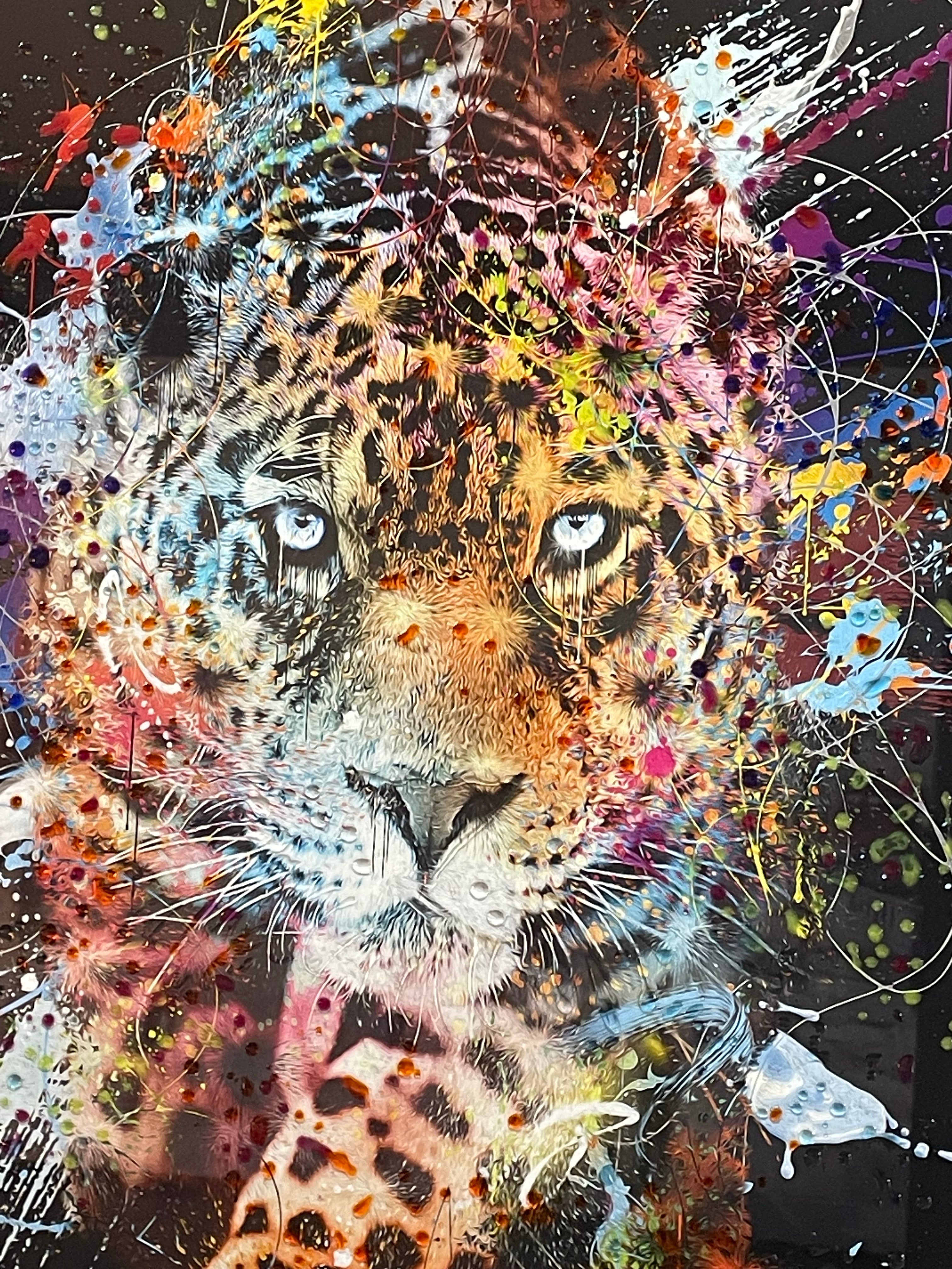 Moki Tiger Liquid art
